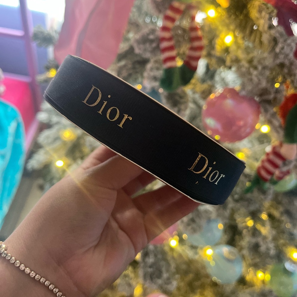Dior Black ribbon 60 yards